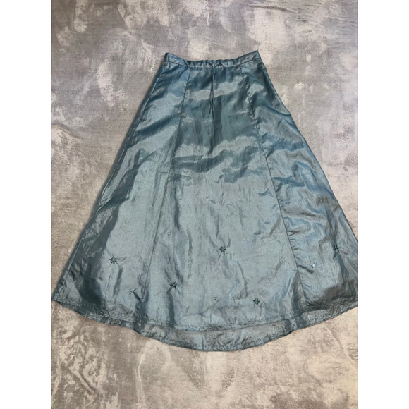 GAP Dresses & Skirts - Women's GAP Icey Blue Shimmer A-Line Skirt Size 10
